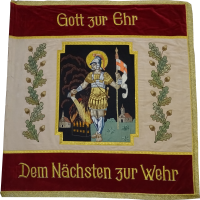 Vereinsfahne Vorderseite