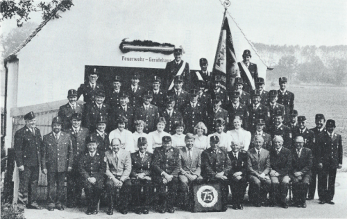 Gruppenbild zum 75 jährigen Jubiläum